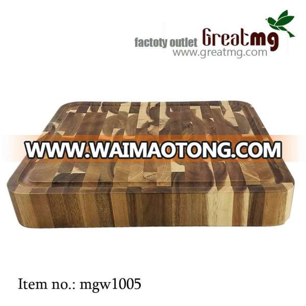 2017 solid high quality acacia wood cutting board